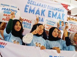 Emak-emak di Banten Gabung Gaspoll Bro, Beri Dukungan ke Prabowo-Gibran