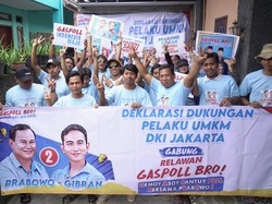 Kini Giliran UMKM DKI Jakarta Gabung Gaspoll Bro Dukung Prabowo-Gibran