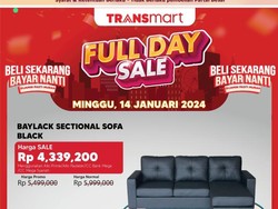 Merapat! Beli Sofa di Transmart Full Day Sale Hemat Rp 1,6 Jutaan