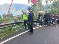 Pasutri Jakarta Tewas Terperosok Akibat Rem Blong di Jalur Penelokan-Batur