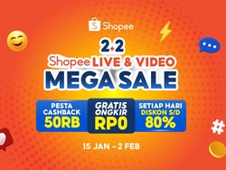 Catat! Ini Promo 2.2 Shopee Live & Shopee Video Mega Sale