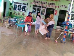 71 Sekolah di Muratara Terendam Banjir, 12 Ribuan Siswa Masih Diliburkan