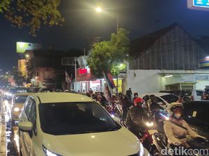 Beberapa Kawasan di Sidoarjo Macet Parah Dampak Banjir