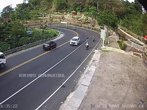 Sore Ini Jalan Wonosari Lancar, Hati-hati Saat Lewat Perempatan Patuk