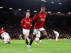 Marcus Rashford Buka Puasa, Akhirnya Bikin Gol Lagi di Old Trafford!