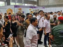 Penuhi Undangan Erick, Prabowo Hadiri Perayaan Natal Kementerian BUMN