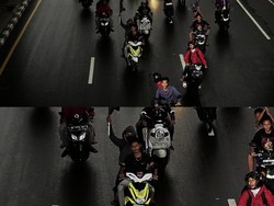 Pemotor Konvoi Langgar Lalin di Makassar Terekam ETLE, 13 Motor Kena Tilang