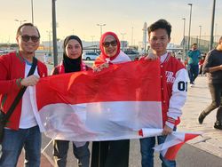 Indonesia Vs Irak: Suporter Mulai Ramaikan Stadion