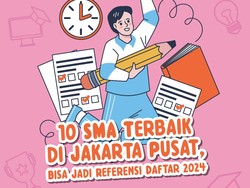 Infografis: 10 SMA Terbaik di Jakarta Pusat, Referensi Daftar PPDB 2024