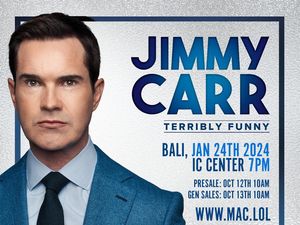 Komedian Inggris Jimmy Carr Bakal Kunjungi Jakarta dan Bali Komedian Inggris Jimmy Carr Bakal Kunjungi Jakarta dan Bali
