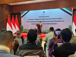 Menlu Diskusi Bareng Pakar Siapkan Advisory Opinion Dukung Palestina di ICJ