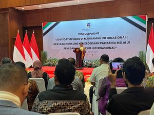 Menlu Diskusi Bareng Pakar Siapkan Advisory Opinion Dukung Palestina di ICJ Menlu Diskusi Bareng Pakar Siapkan Advisory Opinion Dukung Palestina di ICJ