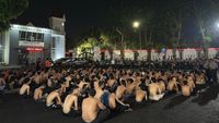 Ratusan Pesilat Diamankan Polisi Usai Konvoi di Bundaran Waru