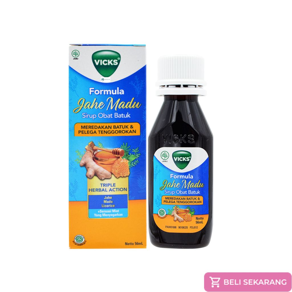 Vicks Jahe Madu Sirup Obat Batuk