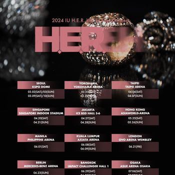 Indonesia masuk ke dalam deretan negara yang akan dikunjungi IU dalam konser H.E.R