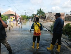 Jembatan di Prabumulih Putus Diterjang Banjir, Akses ke PALI Lumpuh