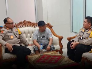 Kapolres Jakut Jenguk Ketua RT Korban Begal Bersenjata Airsoft Gun