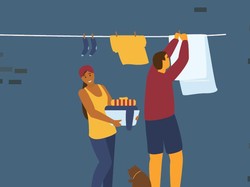 Dalam Gambar: 6 Cara Cepat Keringkan Baju di Musim Hujan