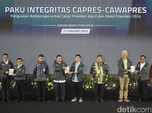 Saat Tiga Paslon Beradu Gagasan Antikorupsi di Forum Paku KPK Saat Tiga Paslon Beradu Gagasan Antikorupsi di Forum Paku KPK
