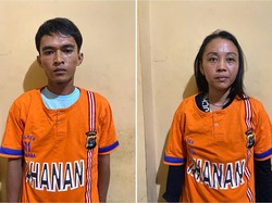 Tampang Pasutri Lampung Aniaya Anak, Motif Ibu Tiri Tak Terima Korban