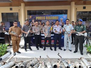 Polda Banten Sita 1.023 Knalpot Brong Selama 3 Pekan Operasi