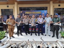 Polda Banten Sita 1.023 Knalpot Brong Selama 3 Pekan Operasi