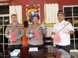3 Gangster di Surabaya Jadi Tersangka Usai Bikin Konten Tawuran Bawa Sajam