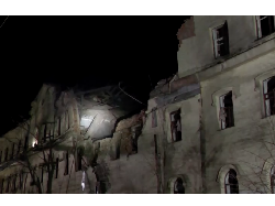 Penampakan Pusat Medis di Kharkiv Hancur Dirudal Rusia