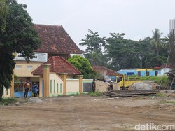 Sebagian Gedung SMK 17 Seyegan Sleman Terdampak Tol Jogja-Bawen