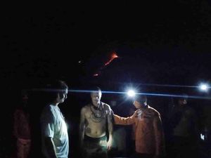 Nekatnya 2 WN Swedia Camping di Daerah Rawan Erupsi Gunung Lewotobi