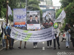 Kantor Pemenangan 3 Paslon Didatangi Aktivis Lingkungan