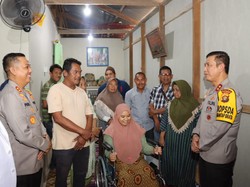 Kapolda Jambi Jenguk Ibu Hamil Kena Peluru Nyasar Penangkapan Kurir Sabu