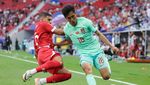 Momen Pemain China Kena Tekel Kungfu di Piala Asia 2023