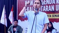 Mahasiswa di Kota Semarang Dukung Gerakan Pilpres 2024 Satu Putaran