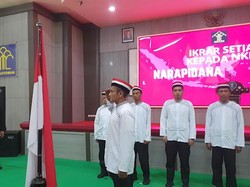 Sembilan Napi Kasus Terorisme di Lapas Surabaya Ucapkan Ikrar Setia NKRI