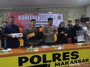 Komplotan Pembobol 2 Kantor Kelurahan di Makassar Ditangkap
