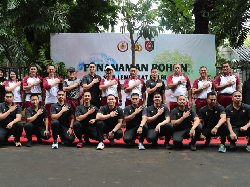 STIK Lemdiklat Polri Gelar Olahraga Bareng dan Tanam Pohon