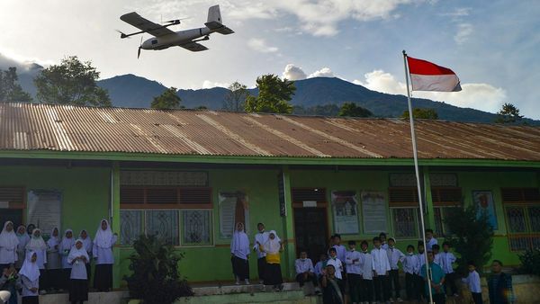 Drone VTOL Dikerahkan untuk Pantau Kawah Gunung Marapi