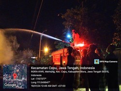 Rumah Warga Cepu Blora Ludes Terbakar, Kerugian Capai Ratusan Juta Rupiah