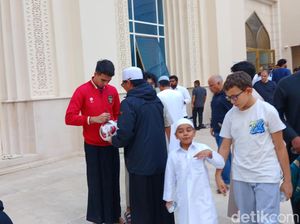 Timnas Indonesia Salat Jumat Jelang Lawan Vietnam