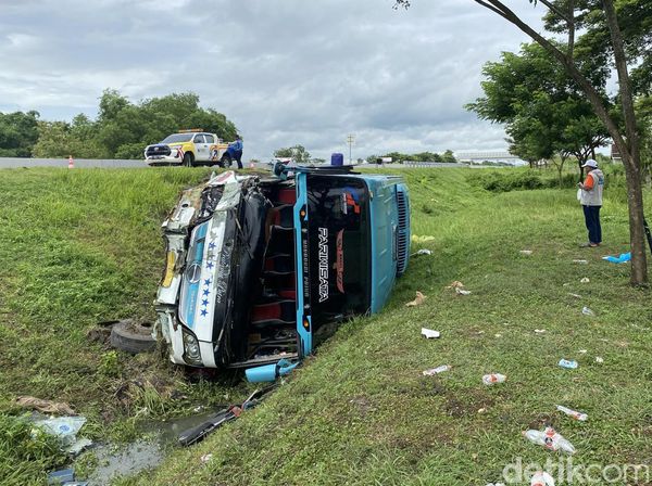 Penampakan Terkini Bus Rombongan SMAN 1 Sidoarjo Usai Kecelakaan di Tol Ngawi