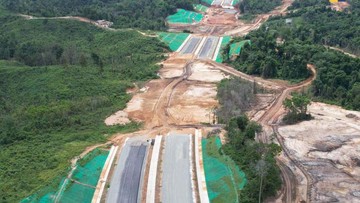 Kementerian PUPR Sudah Bangun 83 Km Jalan di IKN, Masih Kurang 143 Km Lagi