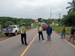 Detik-detik Tabrakan 3 Mobil di Banyuasin, Sopir Sigra Hilang Kendali