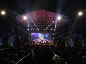 Diramaikan Tipe-X, Ini Keseruan Pesta Rakyat Ganjar-Mahfud di Magelang