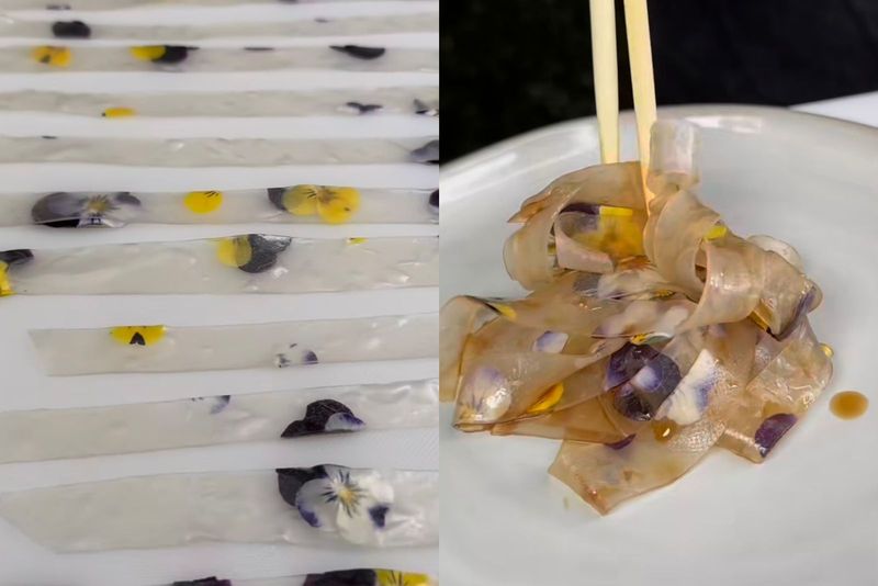 sushi pasta yang segar