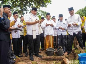 Airlangga Kunjungi Ponpes Al-Falah 2 Nagreg, Launching Gibran