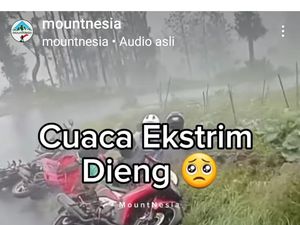 Ada Video Motor Roboh kena Angin Kencang di Candiroto Temanggung, Ini Kata BPBD