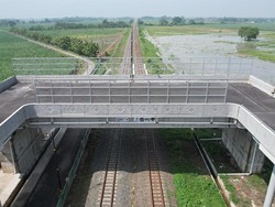 Pembangunan Flyover Krian-Kedinding Dikebut Demi Rel Ganda Mojokerto-Sepanjang