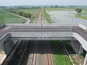 Pembangunan Flyover Krian-Kedinding Dikebut Demi Rel Ganda Mojokerto-Sepanjang Pembangunan Flyover Krian-Kedinding Dikebut Demi Rel Ganda Mojokerto-Sepanjang