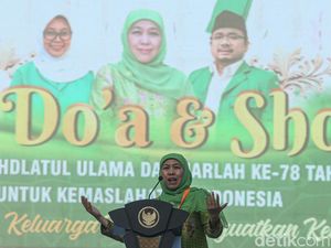 Khofifah Membuang Syak Wasangka Politisasi Panggung Muslimat NU